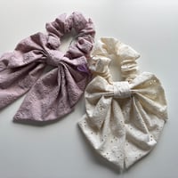 【mc】　Embroidery ribbon scrunchie mini