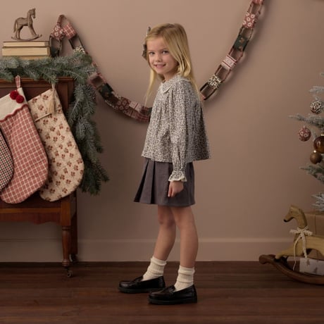 【 Rylee + Cru 】TEEN BOW SLATE FLORAL