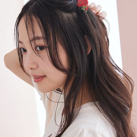 【 gelato pique 】 PWGA264598 ｽﾄﾛﾍﾞﾘｰﾐﾆﾍｱｸﾘｯﾌﾟｾｯﾄ RED