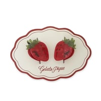 【 gelato pique 】 PWGA264598 ｽﾄﾛﾍﾞﾘｰﾐﾆﾍｱｸﾘｯﾌﾟｾｯﾄ RED
