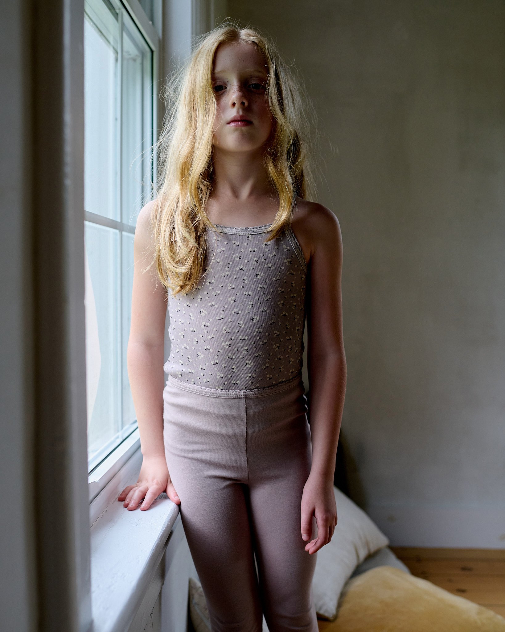 入荷後発送ご予約商品【 SOOR PLOOM 】STRETCH LEGGING, PIGEON