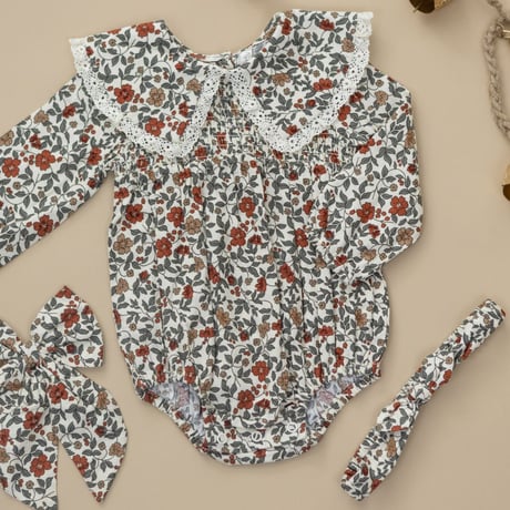 【 Rylee + Cru 】OVERSIZED BOW HOLIDAY FLORAL