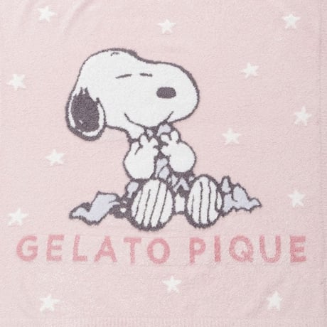 【 gelato pique 】 PKGG262630 【PEANUTS】ｽﾑJQDﾌﾞﾗﾝｹｯﾄ PNK