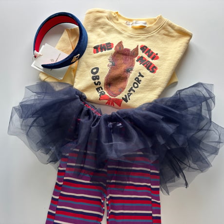 【The Animals Observatory】 NAVY DOXIEPOO SKIRT