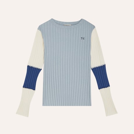 【The Campamento】 Light Blue Contrast Tshirt - Light Blue