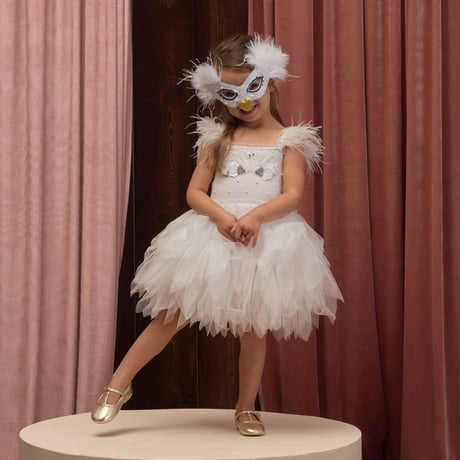 【 NORALEE 】MAGIQUE DRESS WHITE（4Y,6Y,8Y,10Y）
