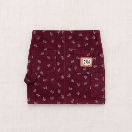 【Misha&Puff】CORDUROY CARPENTER SKIRT (CAMBRIDGE MARIPOSA)