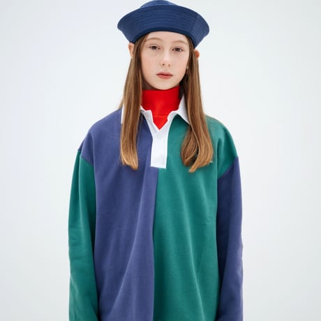 【Repose AMS】polo shirt - eclipse scout color