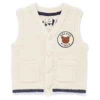 【 gelato pique 】PKNT264446 KIDSｱﾆﾏﾙﾌﾞﾚｯﾄﾞJQDﾍﾞｽﾄ CRM (size 90,110)
