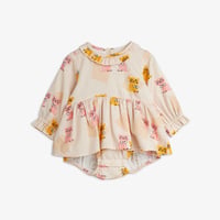 【 MINI RODINI 】Kittens aop ls body - Multi