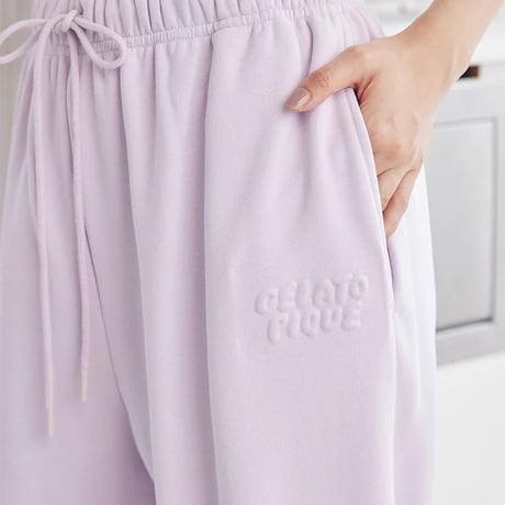 【 gelato pique 】PWCP264289 裏毛ﾛﾝｸﾞﾊﾟﾝﾂ GRY (size F)
