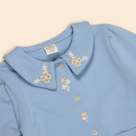【 Apolina 】 JENA JERSEY CARDIGAN - BOOK BLUE