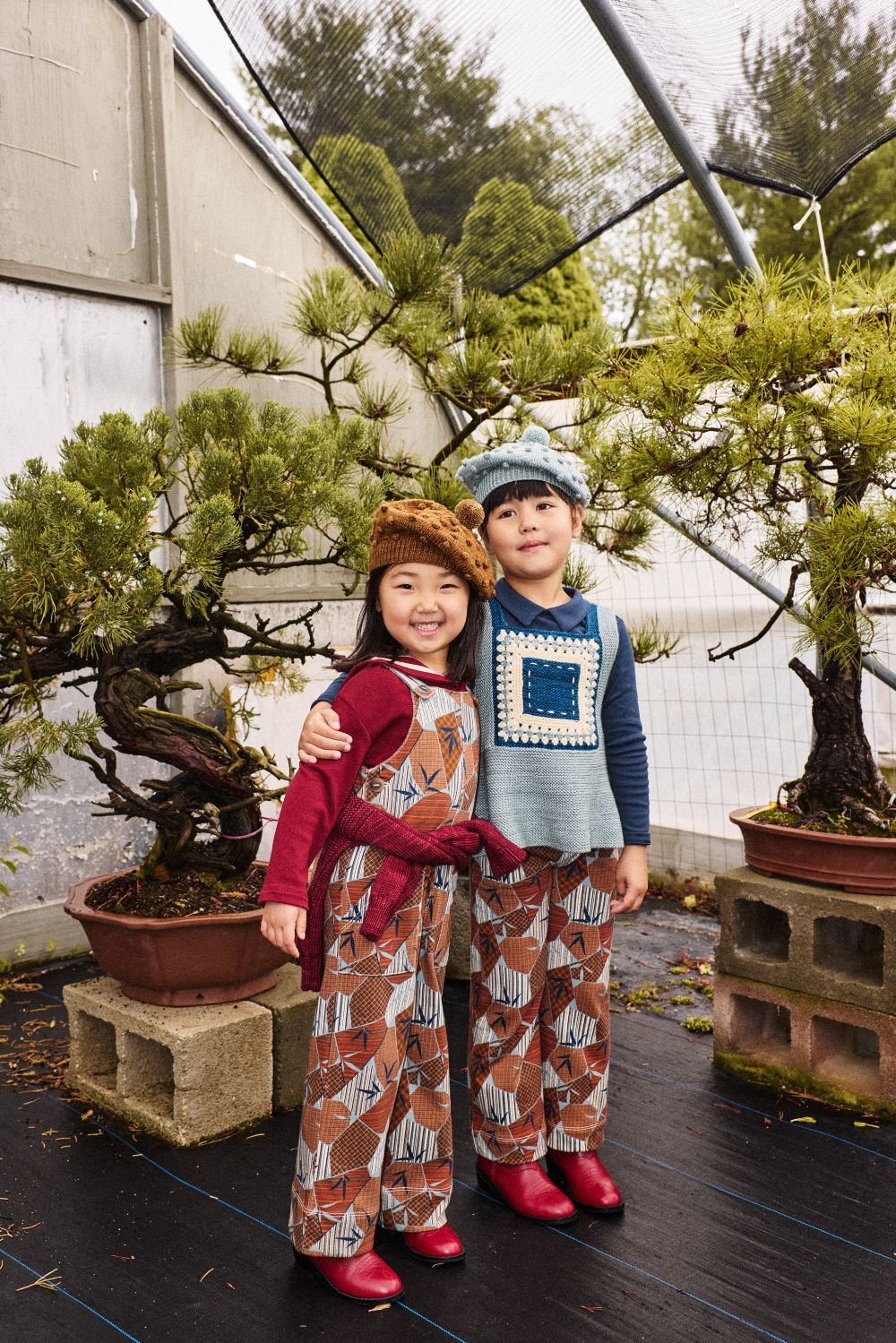 Misha&Puff】 POPCORN BERET (ONSEN)（2-4Y,4-8Y） |