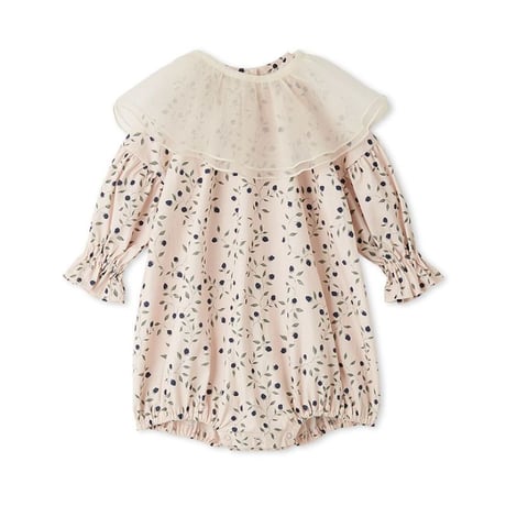 【 Jamie kay × softcheese】 JBFO264900衿付きﾛﾝﾊﾟｰｽ  PNK（size 70, 80）