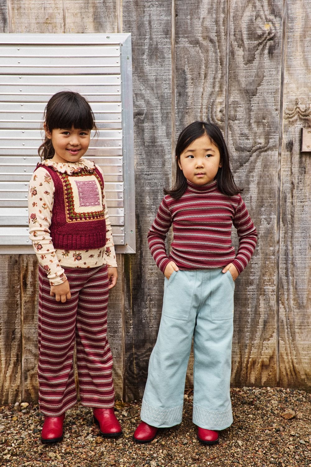 Misha&Puff】 PALOMA TOP (STRING/ANTIQUE ROSE HO