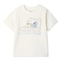 【 gelato pique 】 PKCT262490 【PEANUTS】KIDSﾜﾝﾎﾟｲﾝﾄT CRM（size 90-100）