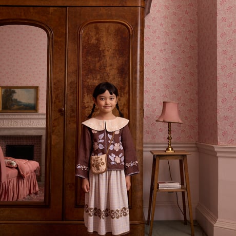 【 Apolina 】 DARIA BLOUSE - DARK CHOCOLATE