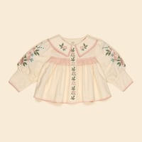 【 Apolina 】 LORA BLOUSE - MILK-CREAM