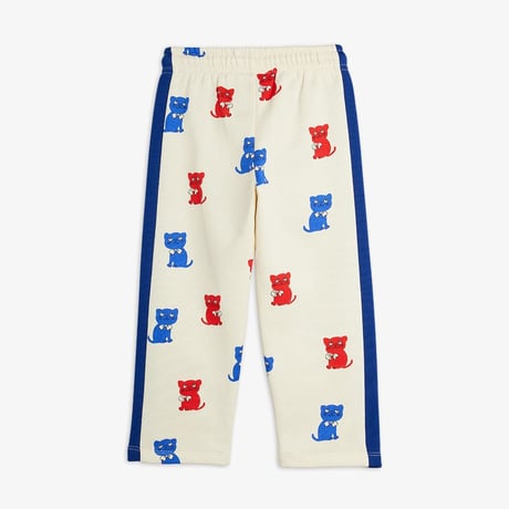 【 MINI RODINI 】Kittens aop sweatpants - Off-white