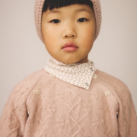 入荷後発送ご予約商品【 SOOR PLOOM 】SNAP TURTLENECK, CROSS STITCH PRINT, PIGEON
