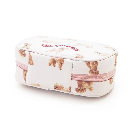 【 gelato pique 】PWGB264571 お散歩DOG総柄ﾃｨｯｼｭﾎﾟｰﾁ　CRM