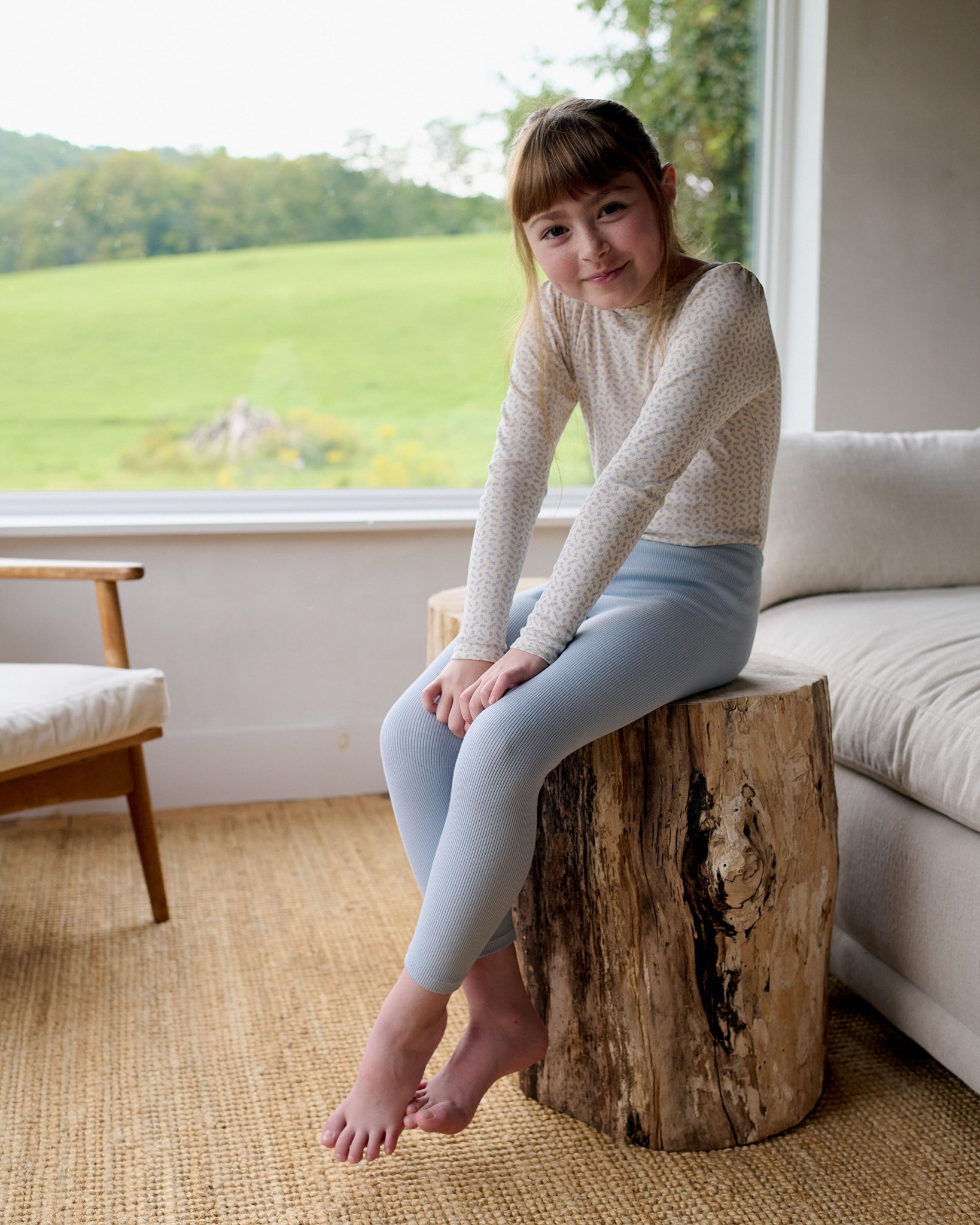 入荷後発送ご予約商品【 SOOR PLOOM 】POUF TEE, CROSS STITCH
