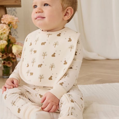 【 Jamie kay 】JBCO264040 OC長袖ﾛﾝﾊﾟｰｽHoney Bear Cloud OWHT（size 70,80）