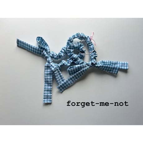 【mc】 Twin  scrunchie Gingham