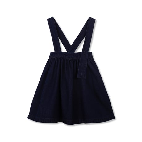 【Wynken】PONY DENIM PINAFORE - RINSE DENIM
