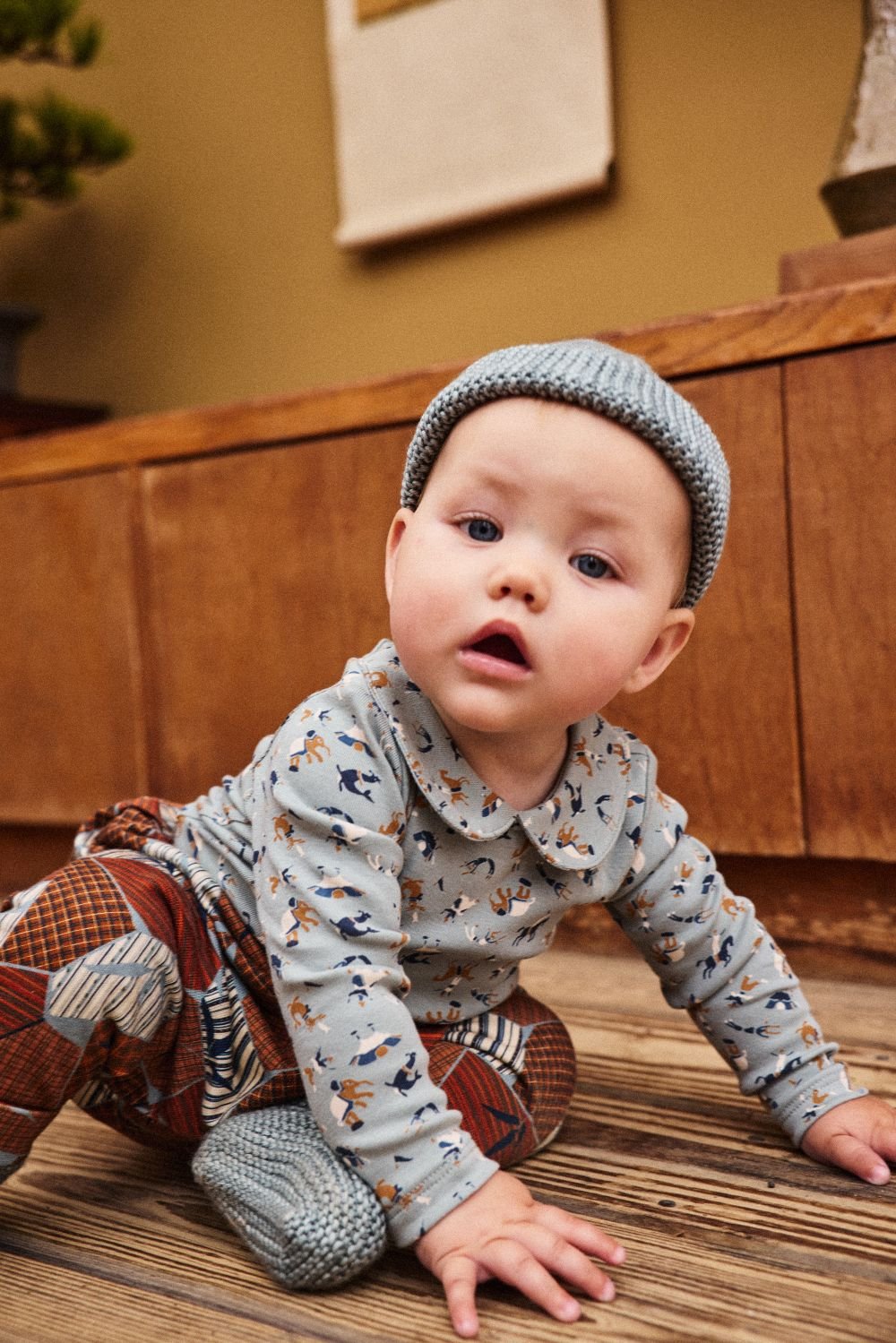 Misha&Puff】 BABY KOJI PANT (ROSE GOLD KYOTO)（1