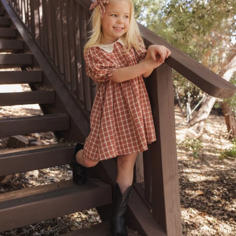 【 Rylee + Cru 】TEEN BOW VINTAGE PLAID