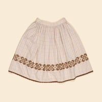 【 Apolina 】 WENDY MIDI SKIRT - CAMP CHECK