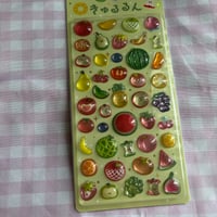 きゅるるんシール　フルーツ