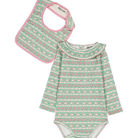 【 hello simone 】Pernilla baby set Kitty Aqua