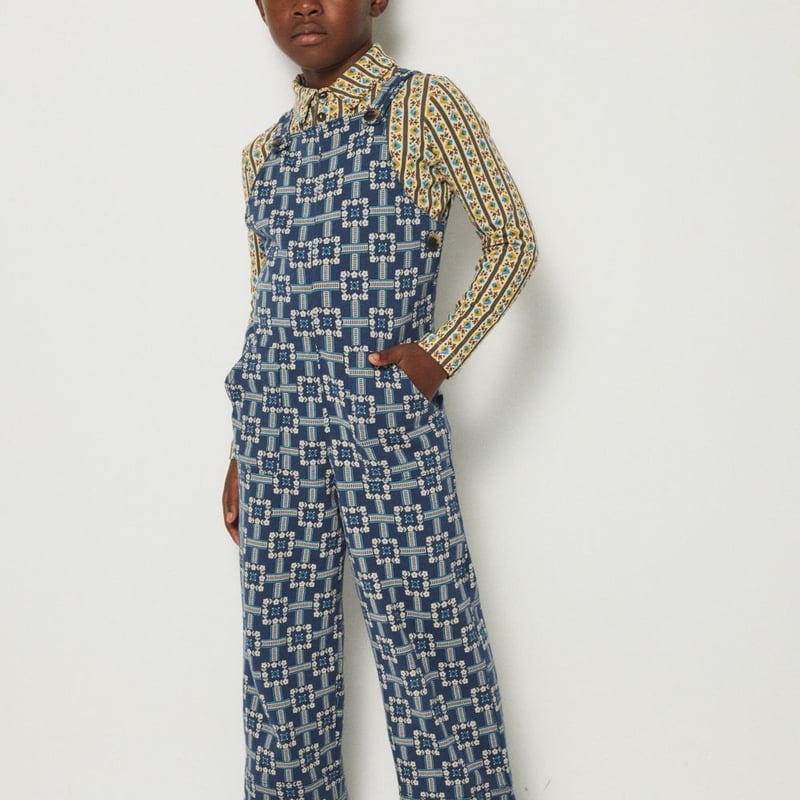 misha&puff オーバーオール 18-24m Misha&Puff】OVERALL (MOONLIGHT RAILROAD FLORAL) | MIK & CO