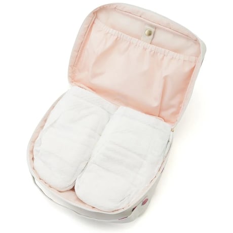 【 gelato pique 】 PPGG999155 ﾌｪｲﾊﾞﾘｯﾄﾓﾁｰﾌ柄おむつﾎﾟｰﾁ RED