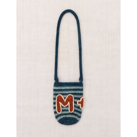 【Misha&Puff】 ALMA MATER BOTTLE BAG (MARINE BLUE)