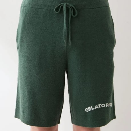 【 gelato pique 】 PMNT264018 ｽﾑｰｽﾞｨliteｶｼﾞｭｱﾙﾛｺﾞｼﾞｬｶﾞｰﾄﾞﾌﾟﾙｵｰﾊﾞｰ&ﾊｰﾌﾊﾟﾝﾂｾｯﾄ NVY（size L）
