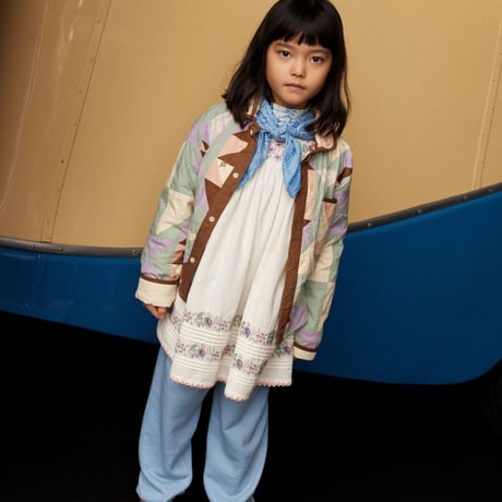 【 Apolina 】 SIGNATURE VOILE SCARF - BOOK BLUE
