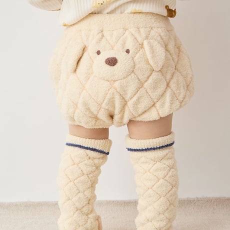 【 gelato pique 】PBNP264449 BABYｴｱﾓｺﾒﾛﾝﾊﾟﾝﾄﾞｯｸﾞﾌﾞﾙﾏ CRM (size 80)