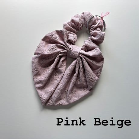 【mc】　Embroidery ribbon scrunchie mini