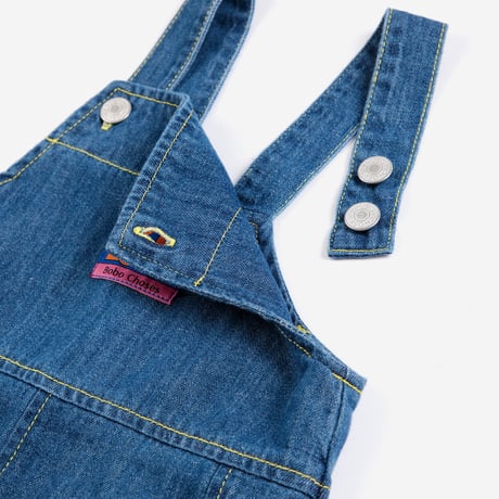 【BOBO CHOSES】Booo Bo Choses Tag denim overall