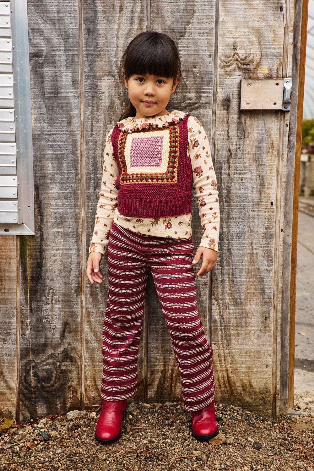 Misha&Puff】 PALOMA TOP (STRING/ANTIQUE ROSE HO