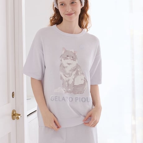 【 gelato pique 】 PWNT264068 ﾊﾞｽﾀｲﾑCATJQDﾌﾟﾙｵｰﾊﾞｰ IVR（size F）