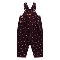 【 Jamie kay 】JKFO264063 ﾁｪﾘｰ刺繍ｵｰﾊﾞｰｵｰﾙCherry WINE（size 90,100,110,120）