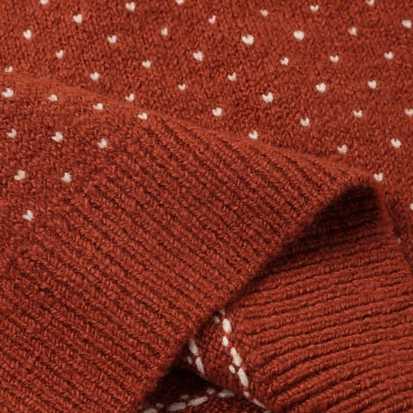 【 Rylee + Cru 】FAIR ISLE SWEATER RUBY