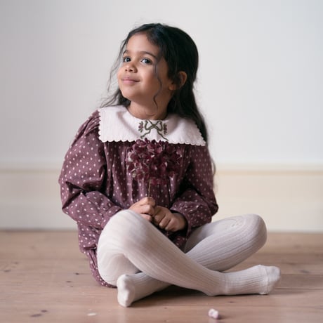 【 little cotton clothes 】Emille Romper in Sugarplum Floral