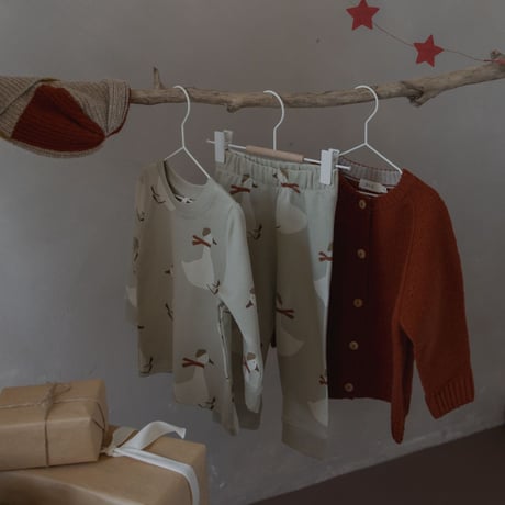 11月中旬頃発送予定ご予約【organic zoo】  Christmas Goose PJ's