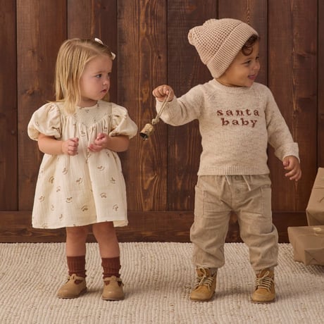 【Quincy Mae】BEANIE HEATHERED LATTE