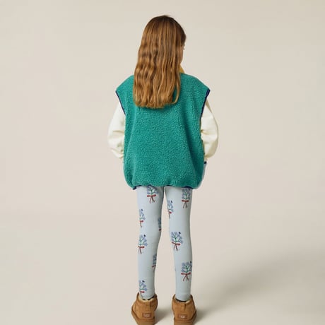 【The Campamento】 Green Teddy Vest - Green